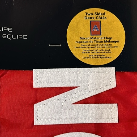 NWT Team Sports America NFL Atlanta Falcons Embroidered Logo Applique House Flag - Picture 4 of 7